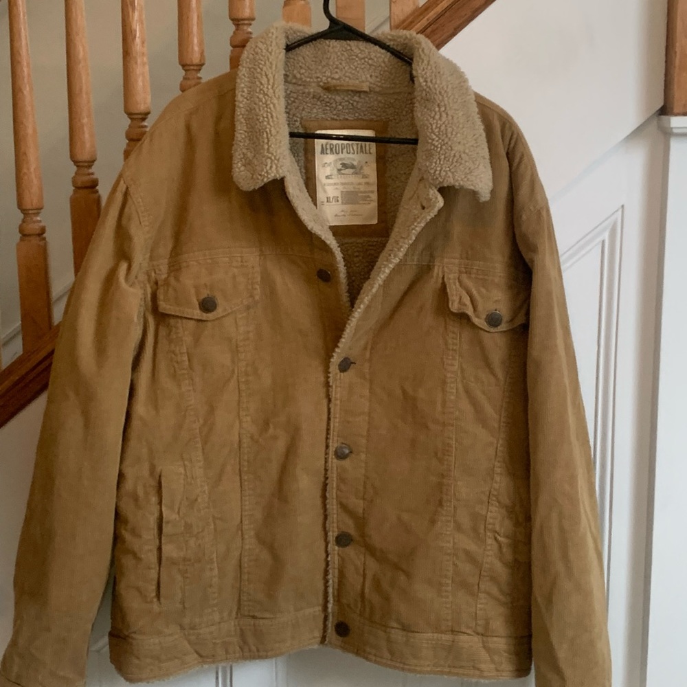 Aeropostale Sherpa Corduroy Jacket